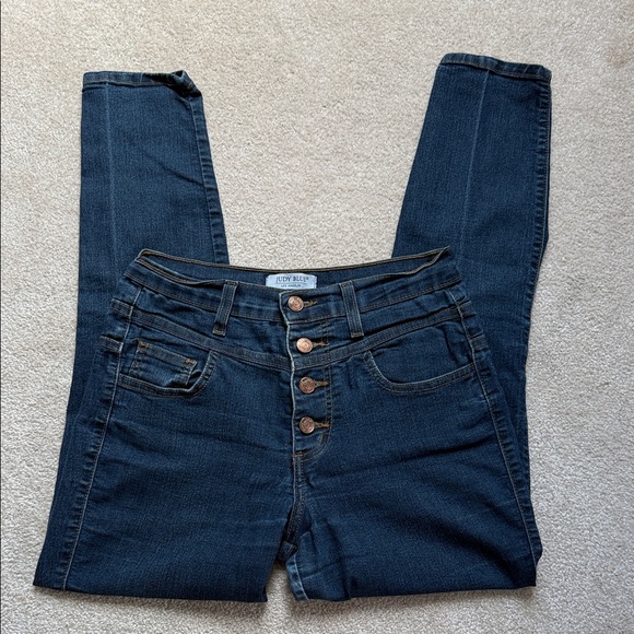 Judy Blue Denim - Judy Blue High Rise Deep Blue Jeans